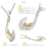 【シルバーアクセサリー】【メンズネックレス】◆pe2157 ch 幸運を釣り上げ… | 2PIECES  | 詳細画像3 