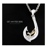 【シルバーアクセサリー】【メンズネックレス】◆pe2157 ch 幸運を釣り上げ… | 2PIECES  | 詳細画像5 