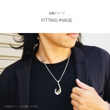 【シルバーアクセサリー】【メンズネックレス】◆pe2157 ch 幸運を釣り上げ… | 2PIECES  | 詳細画像6 