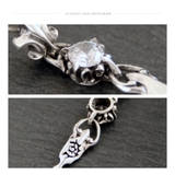 【シルバーアクセサリー】【メンズ片耳用ピアス】◆pi0499 揺れるフレアピアス… | 2PIECES  | 詳細画像4 