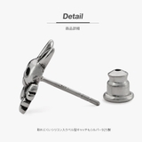 pi0566ポスト長さ11mm、太さ0 7mm シルバーアクセサリー | 2PIECES | 詳細画像4