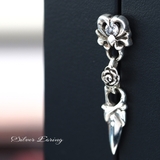 pi0569ポスト長さ10mm、太さ0 7mm シルバーアクセサリー | 2PIECES | 詳細画像3