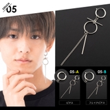 spi0099フープピアスのポストの太さ0 7mm（約21G） ステンレスアクセ… | 2PIECES  | 詳細画像10 