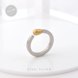 sr0164 ステンレス メンズ リング マッチ棒 指輪 金属アレルギー | 2PIECES | 詳細画像5