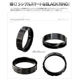 sr0125 漆黒の艶に輝く4石のブラックジルコニア! | 2PIECES | 詳細画像2