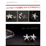 ◆pi0430 Hard Rockスタッズスターピアス●ペア売り【メンズピアス | 2PIECES  | 詳細画像2 