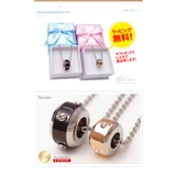 【ペアネックレス】◆spe0258 pair シンプルなリング型トップ | 2PIECES | 詳細画像2