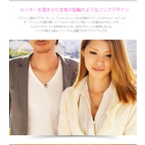 【ペアネックレス】◆spe0303 pair 揺れるミニマムリング | 2PIECES  | 詳細画像3 
