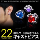 ◆spi0059●バラ売り ハードデザイン!ステンレスピアス | 2PIECES | 詳細画像1