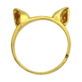 ◆r0727●フリーサイズ こんなの欲しかった♪ポップで可愛い!ねこみみリング | 2PIECES | 詳細画像5