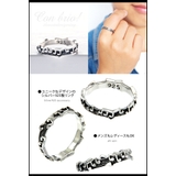 ◆r0738 指先から奏でるメロディーライン音符シルバーリング | 2PIECES | 詳細画像2