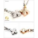 【ペアネックレス】［チェーン付き ペアネックレス］ spe0190 | 2PIECES  | 詳細画像2 