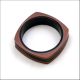 【ジュエリー アクセサリー】【ステンレス】【リング】◆fin00012 三層構造… | 2PIECES | 詳細画像3 