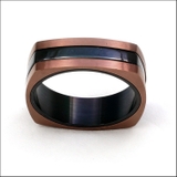 【ジュエリー アクセサリー】【ステンレス】【リング】◆fin00012 三層構造… | 2PIECES | 詳細画像4 