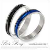 【ステンレス】【リング】◆fin00047 ブルー×スターダストブラック×スター… | 2PIECES | 詳細画像1