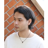 Wチャームブラック | ネックレス メンズ ネックレス シルバー ゴールド | 8(eight)