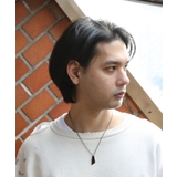 変形Wプレートブラック | ネックレス メンズ ネックレス シルバー ゴールド | 8(eight)