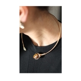黄金のラインが織りなすストーンチョーカー アクセサリー レディース | Sawa a la mode | 詳細画像7