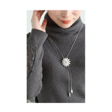 長さ調節できる揺れる雫と煌くお花ネックレス レディース ファッション | Sawa a la mode | 詳細画像2