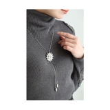 長さ調節できる揺れる雫と煌くお花ネックレス レディース ファッション | Sawa a la mode | 詳細画像8