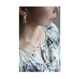 シルバーとゴールド連なるニュアンスチャームネックレス レディース ファッション | Sawa a la mode | 詳細画像3 