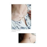 シルバーとゴールド連なるニュアンスチャームネックレス レディース ファッション | Sawa a la mode | 詳細画像4 