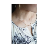 シルバーとゴールド連なるニュアンスチャームネックレス レディース ファッション | Sawa a la mode | 詳細画像9 