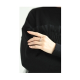 サイズ調節できるニュアンスフォルムシルバーリング レディース ファッション | Sawa a la mode | 詳細画像4
