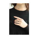 サイズ調節できるニュアンスフォルムシルバーリング レディース ファッション | Sawa a la mode | 詳細画像16