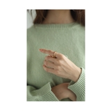 サイズ調節できるニュアンスフォルムゴールドリング レディース ファッション | Sawa a la mode | 詳細画像9 