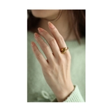 サイズ調節できるニュアンスフォルムゴールドリング レディース ファッション | Sawa a la mode | 詳細画像17 