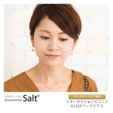 ピアス レディース マットゴールド | アクセサリーSalt | 詳細画像2