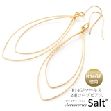 フープ ピアス レディース | アクセサリーSalt | 詳細画像1