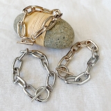 Oval Chain Bracelet | feu | 詳細画像2