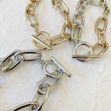 Oval Chain Bracelet | feu | 詳細画像5