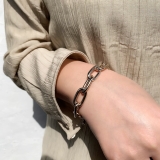 Oval Chain Bracelet | feu | 詳細画像6