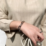 Oval Chain Bracelet | feu | 詳細画像8