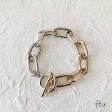 ミックス | Oval Chain Bracelet | feu