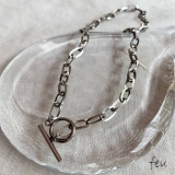 Oval Chain Necklace | feu | 詳細画像1