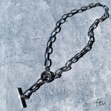 シルバー | Oval Chain Necklace | feu