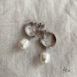 シルバー | One grain Pearl | feu