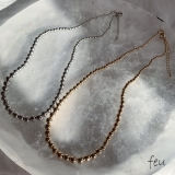 Metal Ball Necklace | feu | 詳細画像1 