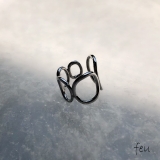 シルバー | UNITE OVAL RING | feu