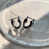シルバー | NUANCE HOOP PIERCE | feu