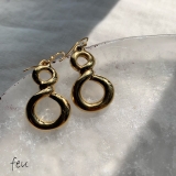 ゴールド | RING TWIST PIERCE | feu