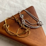 CHAIN×PIPE BRACELET シルバー925 | feu | 詳細画像11