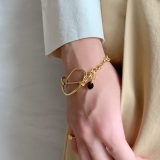 CHAIN×PIPE BRACELET シルバー925 | feu | 詳細画像2