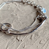 CHAIN×PIPE BRACELET シルバー925 | feu | 詳細画像4