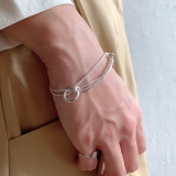 CHAIN×PIPE BRACELET シルバー925 | feu | 詳細画像7