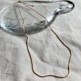 ゴールド | SNAKE CHAIN NECKLACE | feu